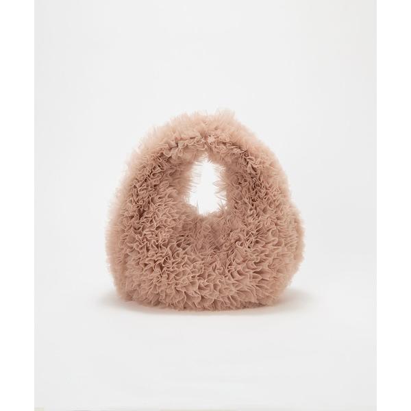 トートバッグ 「TREASURE TOPKAPI」ランダム フリル チュール バッグ レディース