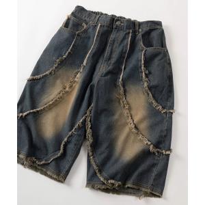 D-LAND ボタンフライ リジッドデニム バギーパンツ ジーンズ 「D-LAND」ボタンフライ リジットデニム バギーパンツ