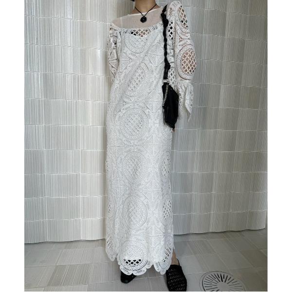 ワンピース MEDI INDIAN BIG LACE DRESS