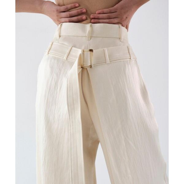 パンツ Wrap Back Trousers｜ウォッシャブル/セットアップ/秋服/冬服 レディース