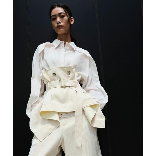 ベスト ジレ 「残りわずか！」2way Belted Bustier｜ウォッシャブル/セットアップ/...