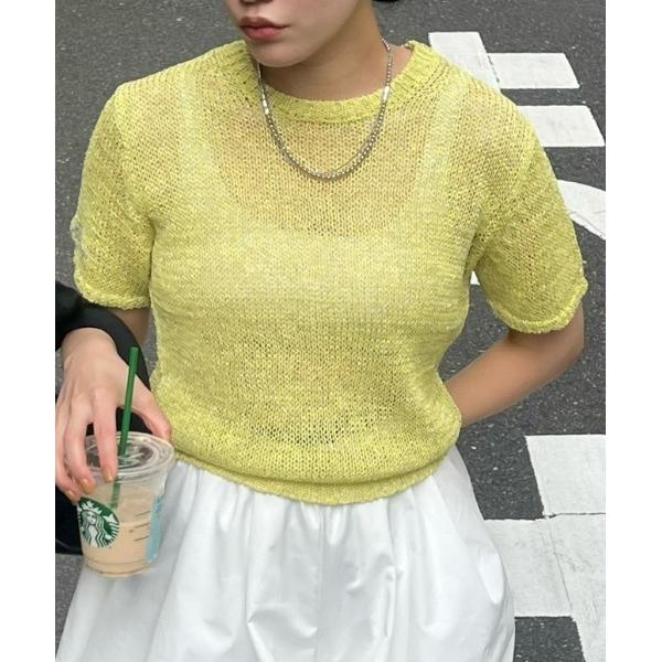 ニット セーター CONCEPT LOGO KNIT TOP レディース