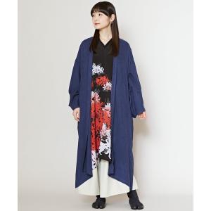 カヤ 【UVカット加工】 楚々（そそ）鳥獣羽織 （ブラック） : ブランド