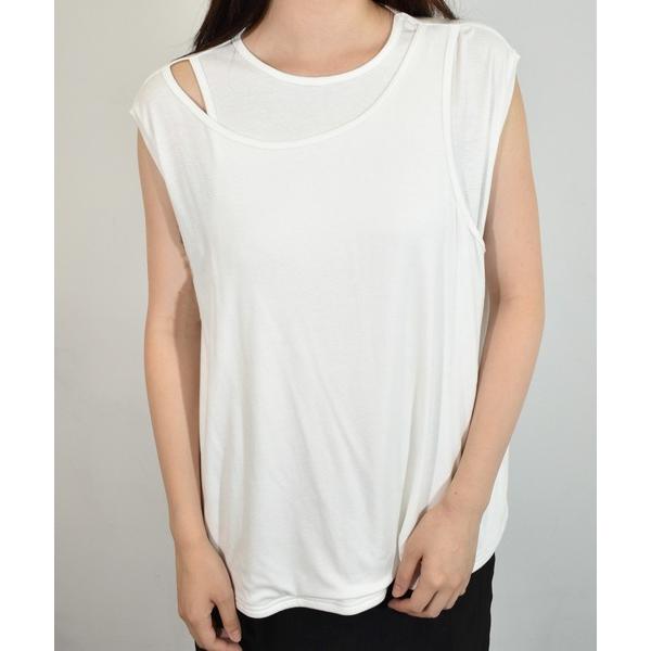 タンクトップ ノースリーブ 「kiehtova」LAYERED TANK TOPS/レイヤード タン...
