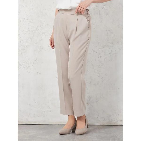 スラックス パンツ 「高通気」WALK PLUS テーパードパンツ リネンライク シンプルタック レ...