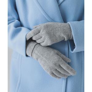手袋 Johnstons of Elgin / カシミヤ ニットグローブ レディース