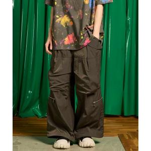 パンツ 「UNISEX」Parachute Wide Pants/パラシュートワイドパンツ「MAISON SPECIAL/メゾンスペシャル」 メンズ