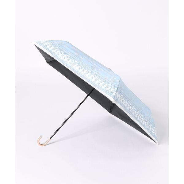 折りたたみ傘 完全遮光 日傘 晴雨兼用 折りたたみ傘 軽量 サラサ柄 レディース