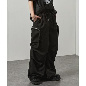 新品未使用＊HOUSTON ナイロンテクノパンツ L ブラック NYLON TECHNO PANTS ｜ HOUSTON-BOOK