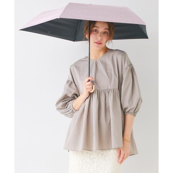 折りたたみ傘 完全遮光 日傘 晴雨兼用 折りたたみ傘 軽量 ドット柄 レディース