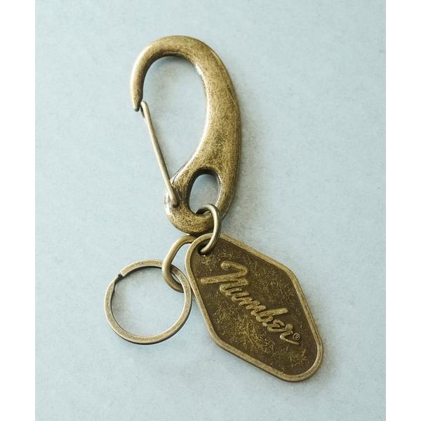 キーホルダー Number(9) LOGO PLATE KEY HOLDER / ナンバーナイン ロ...