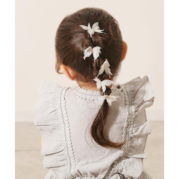 ヘアクリップ ローズ ヘアクリップ 4個セット