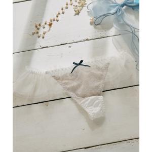 ショーツ 3段フリルリボンペアTバックショーツの商品画像