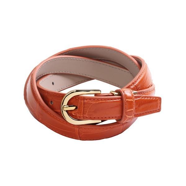 ベルト クロコダイル ベルト マット加工 20mm レディース メンズ