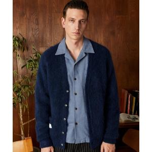 KAMIYA カーディガン メンズ レディース Kasuri Mohair Cardigan