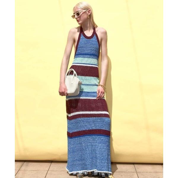 ワンピース Halter Neck Knit Dress/ホルターネックニットワンピース「MAISO...