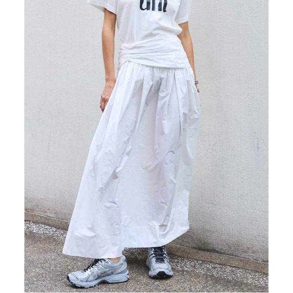 スカート Voluminous Tuck Flare Skirt/ボリューミータックフレアスカート「...
