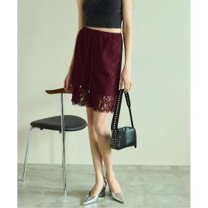 パンツ Lace Shorts/レースハーフパンツ「MAISON SPECIAL/メゾンスペシャル」 レディース