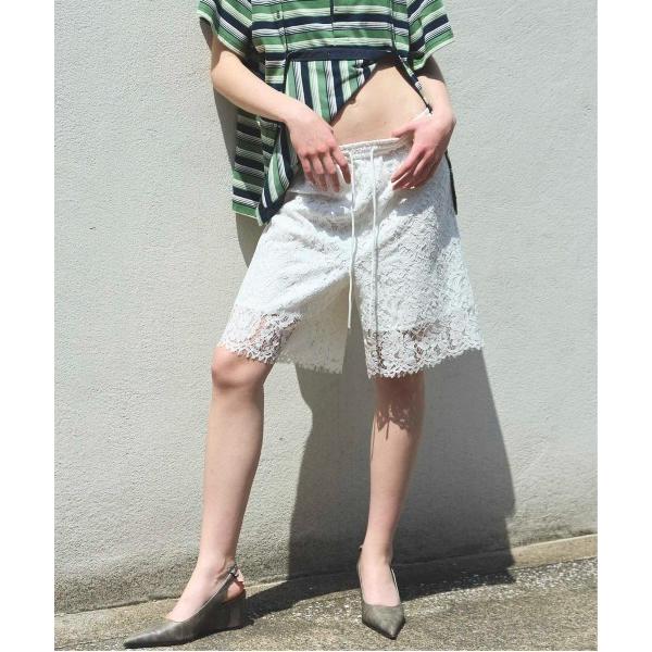 パンツ Lace Shorts/レースハーフパンツ「MAISON SPECIAL/メゾンスペシャル」...
