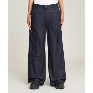 ジーンズ デニム デニムパンツ MEGA CARGO DENIM PANTS/ワイドルーズカーゴデニムパンツ レディース