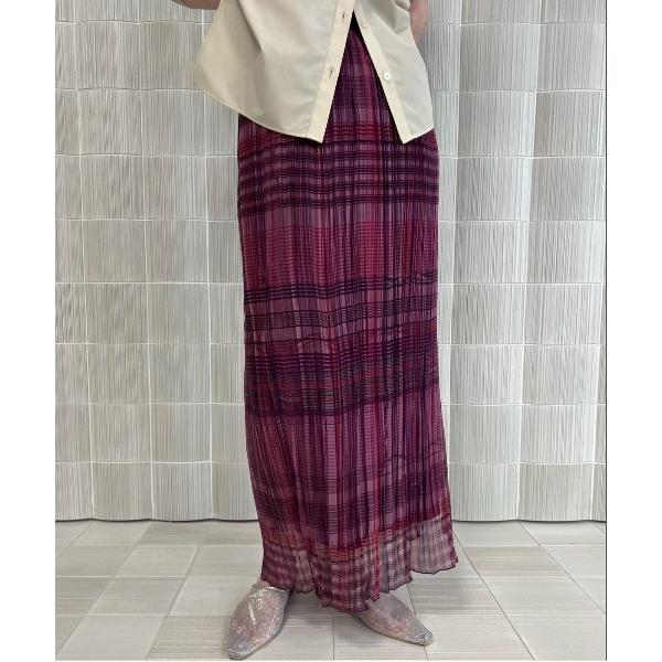 スカート MEDI STRAIN CHECK SKIRT