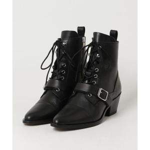 「ALLSAINTS」 ショートブーツ 5 ブラック レディース