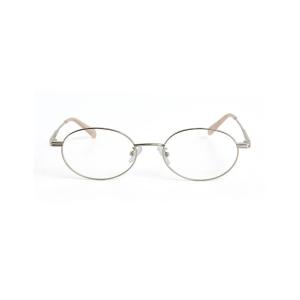 伊達メガネ メガネ 眼鏡 オーバルメタルフレームめがね レディース