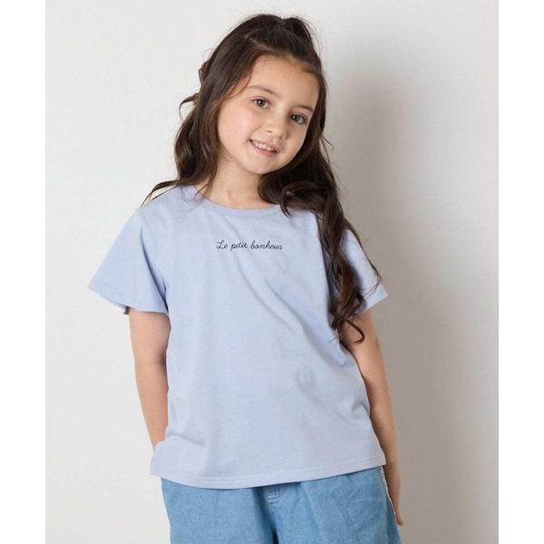 tシャツ 「100-160」「WEB限定/接触冷感」フレアスリーブTシャツ キッズ 子供服 女の子