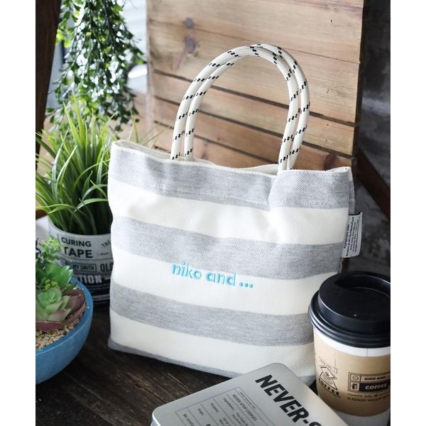 トートバッグ オリジナルニコロゴボーダートートバッグ/Ｍサイズ レディース メンズ