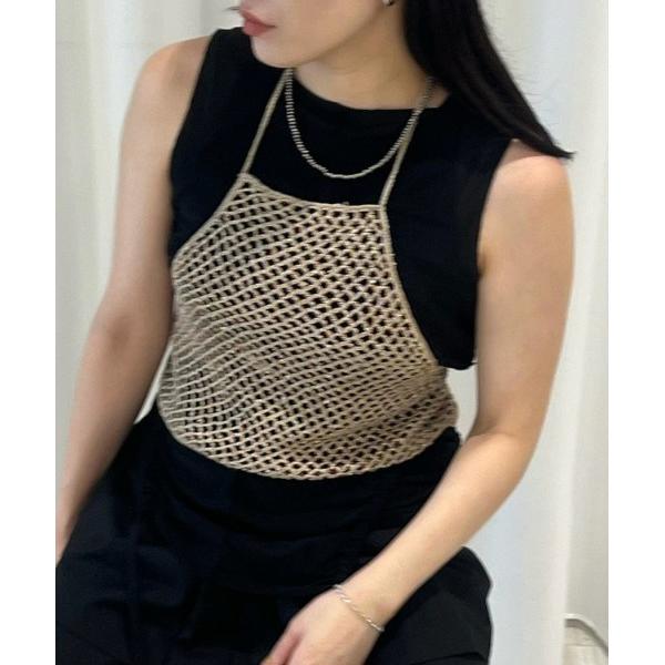 キャミソール MEDI HALTER NECK KNIT ACCESSORY