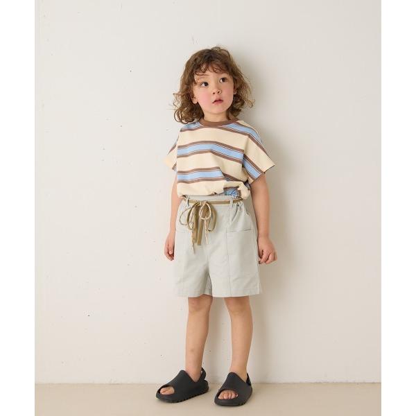 パンツ ドローストリング付きセンターシームショートパンツ キッズ 子供服 男の子 女の子