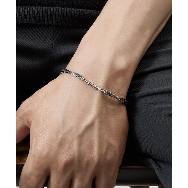 ブレスレット HARIM ハリム / INTELLECTUAL CHAIN BRACE 2 シルバー...