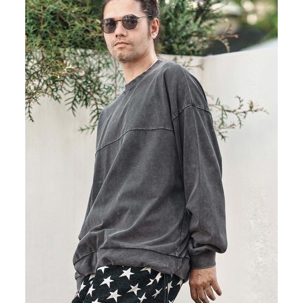 tシャツ mlt5283- Snow Wash Cotton Arrange Pullover カッ...