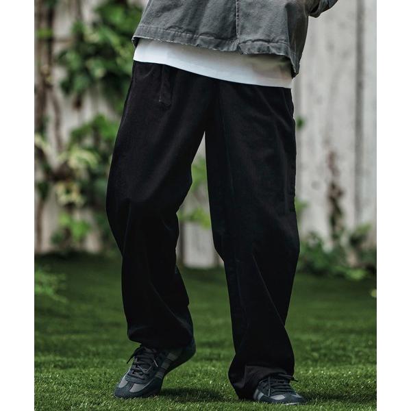 ワイドパンツ パンツ mp13803- Belted Corduroy Two Tuck Wide ...
