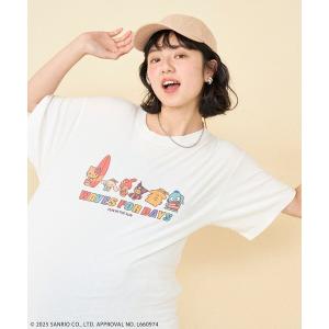 ハローキティ 日本限定 和風デザインキティちゃんTシャツ 番傘 桜 は