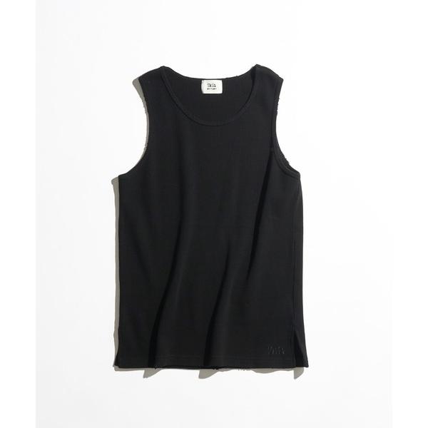 タンクトップ DAMAGED WAFFLE TANK / ダメージワッフルタンク メンズ レディース