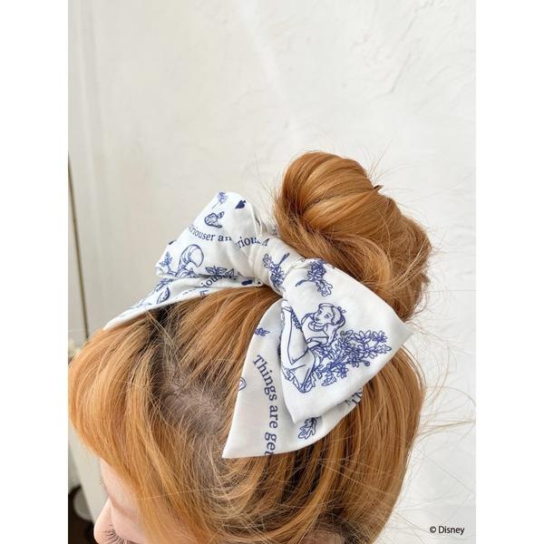 シュシュ 「Disney」ふしぎの国のアリス/トワル・ドゥ・ジュイSTYLEリボンシュシュ