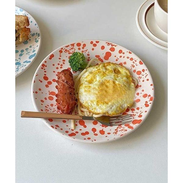 食器 レトロマーブルプレート