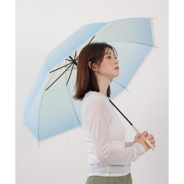 傘 グラデーション パルテル ビニール傘 60cm レディース