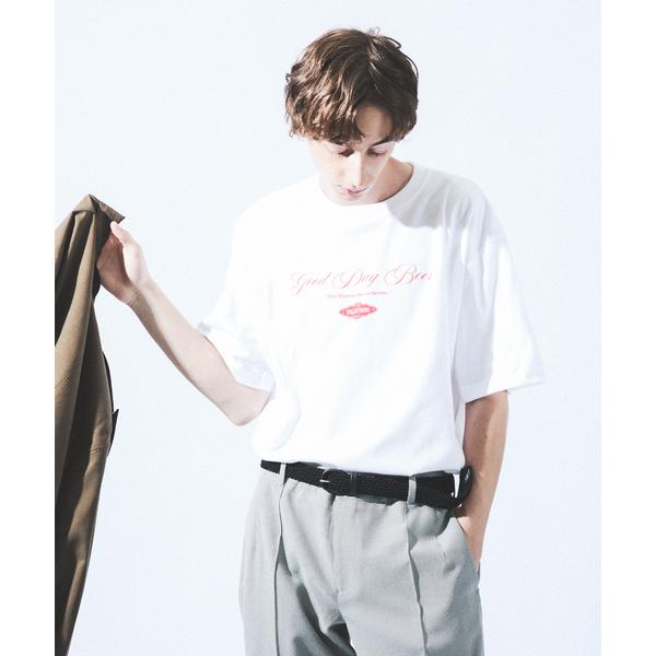 tシャツ 「good Day Beer」プリント Tシャツ メンズ