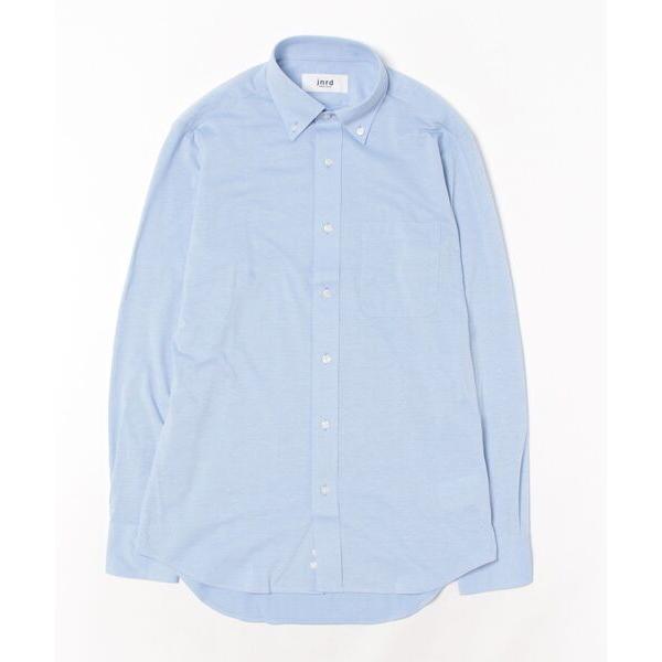 シャツ ニットドレスシャツ メンズ