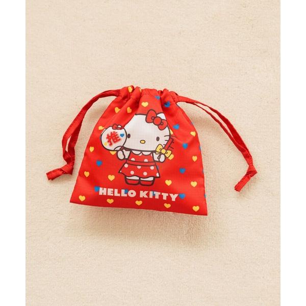 ポーチ 「HELLO KITTY」プリントキンチャクポーチ　319783 レディース