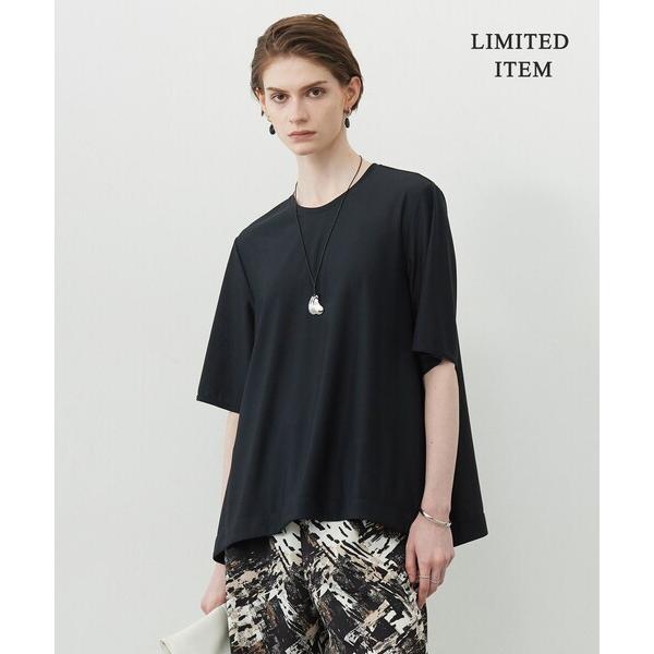 tシャツ シアートリコット ペプラムカットソー レディース