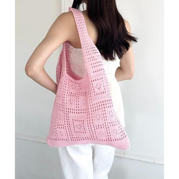 トートバッグ デザイン ニット トートバッグ レディース