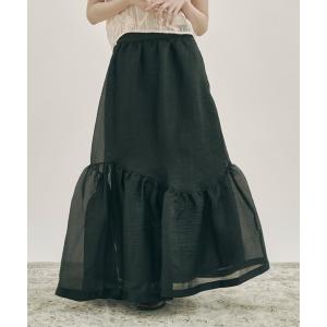 スカート ニュアンスフリルスカート