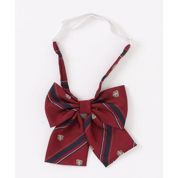 ネクタイ F＆D : エンブレムチェックスクールリボンネクタイ