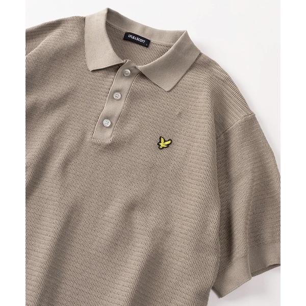 ポロシャツ 「71」「LYLE ＆ SCOTT/ライル＆スコット」ワンポイント刺繍 プレーディング ...