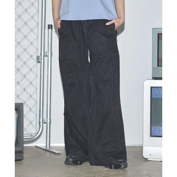 ワイドパンツ パンツ ツータックウォッシュワイドパンツ「UNISEX」 メンズ レディース