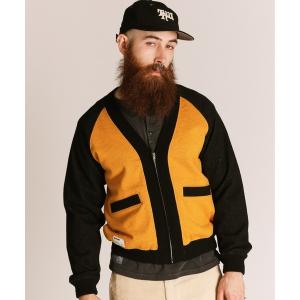 トレーナー スウェット Schott/ショット/2TONE SWEAT CARDIGAN/2トーン スウェット カーディガン メンズ レディース
