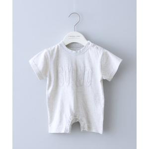 tシャツ 「KIDS」ピグメント加工ロゴロンパース キッズ 子供服